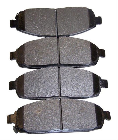 Crown Automotive Brake Pads for 2006-2010 COMMANDER, 2005-2010 GRAND CHEROKEE - 5080868AA Pads, Semi-metallic, Front, Jeep, Set