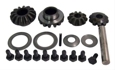 Crown Automotive Spider Gear Kits 5086169AA Gears, Side Gears, Cross Shaft Pin, Cross Shaft Pin Bolt, Open, Rear, Dana 35, Jeep, Kit