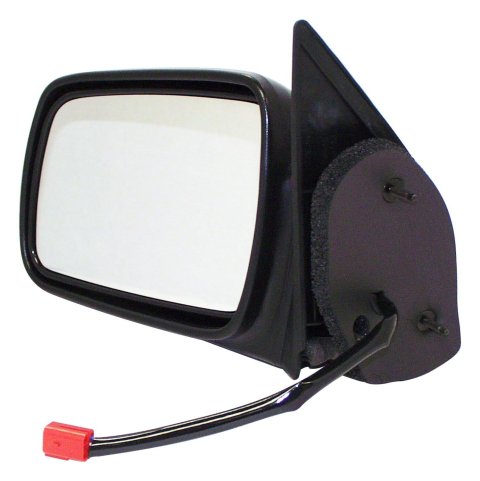 Crown Automotive Side View Mirrors for 1993-1995 GRAND CHEROKEE - 55154811 Mirror, Replacement, Driver Side, Electric, Flat, Black Housing, Jeep, Each