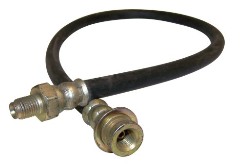 Crown Automotive Brake Hoses J0930640 Hose, Assembled, Rubber, 24.00 in. Length, Center Rear, Jeep, Each