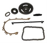 Crown Automotive Timing Chain Sets 33002977K and Gears, Single Non-roller, Steel Sprockets, Jeep, 4.0L, Kit thumbnail 1