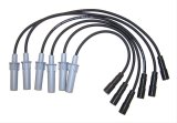 Crown Automotive Spark Plug Wire Sets 5019593AA Wires, Assembled, 7.00mm, Spiral Core, Black, Chrysler, Dodge, 3.3L, 3.8L, Set thumbnail 2