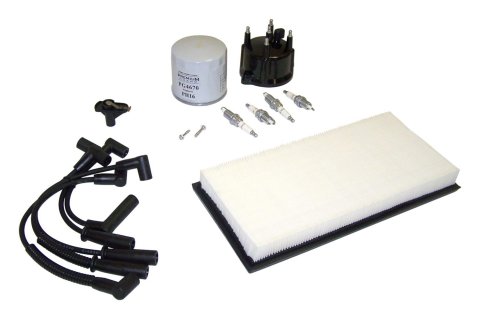 Crown Automotive Vehicle Maintenance Tune-Up Kits for 1997-1998 CHEROKEE - TK-21 Spark Plugs, Tune-Up, Plug Wires, Air Filter, Distributor Cap and Rotor, Jeep, 2.5L, Kit