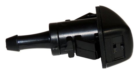 Crown Automotive Windshield Washer Nozzles 4805742AB Nozzle, Stock, Black, Chrysler, Dodge, Ram, Each