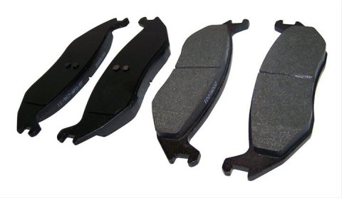Crown Automotive Brake Pads 5080563AC Pads, Semi-metallic, Rear, Chrysler, Dodge, Set