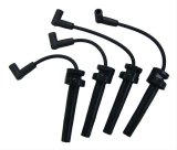 Crown Automotive Spark Plug Wire Sets for 2002-2005 LIBERTY, 2003-2006 WRANGLER - 5102091AA Wires, Assembled, 7.00mm, Spiral Core, Black, Jeep, 2.4L, Set thumbnail 2