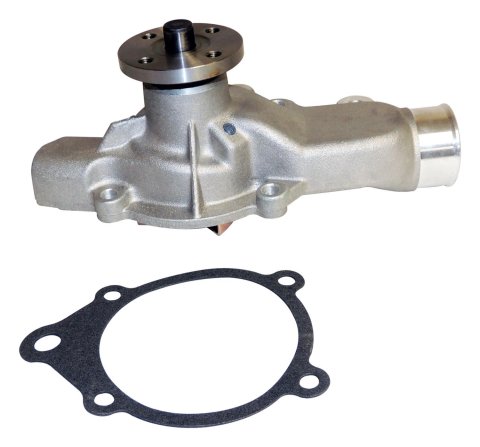 Crown Automotive Mechanical Water Pumps for 1991-1995 CHEROKEE, 1993-1998 GRAND 2000-2002 WRANGLER - 4626054 Pump, Mechanical, Standard-volume, Aluminum, Natural, Counterclockwise Rotation, Dodge, Jeep, Each