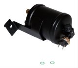 Crown Automotive Air Conditioning Driers and Accumulators for 1987-1990 CHEROKEE, COMANCHE - 4773765 Receiver Drier, Round, Vertical Mounting Style, Aluminum, Natural, Jeep, Each thumbnail 2