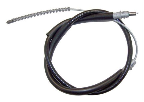 Crown Automotive Parking Brake Cables 52004709 Cable, Rear, Black Plastic Jacket, 53.15 in. Cable Length, Jeep, Each