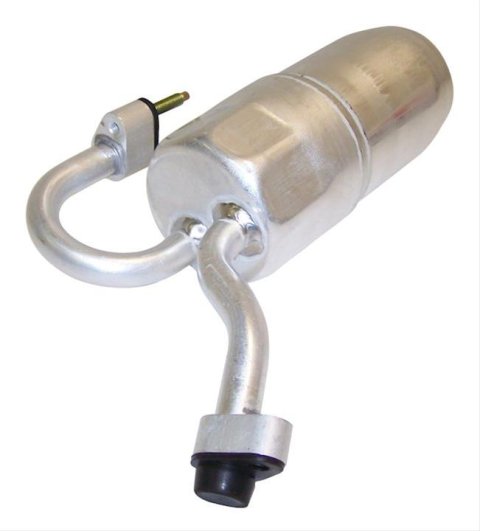 Crown Automotive Air Conditioning Driers and Accumulators 5189376AA Receiver Drier, Round, Vertical Mounting Style, Aluminum, Natural, Chrysler, Dodge, Jeep