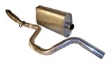 Crown Automotive Exhaust Kits 52101196 System, Muffler-back, Single, Steel, Natural, Side Exit, Jeep, Automatic, Kit thumbnail 1