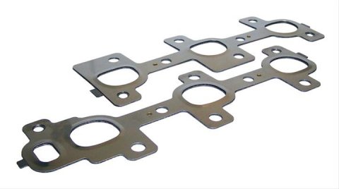Crown Automotive Exhaust Manifold Gaskets 53013932K Gaskets, Multi-layer Steel, Dodge, Jeep, Mitsubishi, Ram, 3.7L, Set
