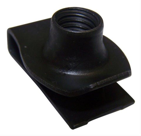Crown Automotive Fasteners for 1984-1996 CHEROKEE, 1986-1992 COMANCHE, 1984-1990 WAGONEER - 11500662 Body Clip Nut, 10mm x 1.50 Thread Size, Steel, Black, Jeep, Each