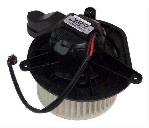 Crown Automotive Blower Motors for 2006-2010 COMMANDER, 2005-2010 GRAND CHEROKEE - 5143099AA Motor, Steel, Black, Wheel, Jeep, Each
