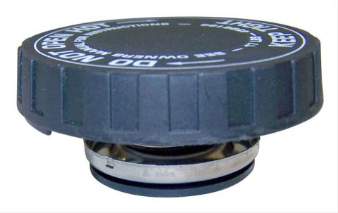 Crown Automotive Radiator Caps 4596198 Cap, Round, 16 psi Maximum Pressure, Plastic, Black, Chrysler, Dodge, Eagle, Jeep, Mitsubishi, Ram