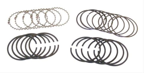 Crown Automotive Piston Rings 4762462 Rings, 3.875 in. Bore, 5/64 in., 5/64 in., 3/16 in. Thickness, Jeep, 4.0L, Set