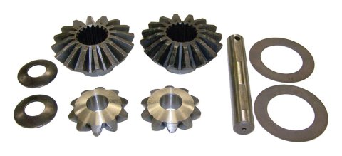 Crown Automotive Spider Gear Kits J0916361 Gears, Side Gears, Cross Shaft Pin, Thrust Washers, 19 Spline, Open, Rear, Dana 44, Jeep, Willys, Kit