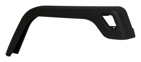 Crown Automotive Fender Flares for 1997-2006 WRANGLER - 55254918 Flare, Passenger Side Front, ABS Plastic, Textured Black, 3.75 in. Flare Width, Jeep, Each