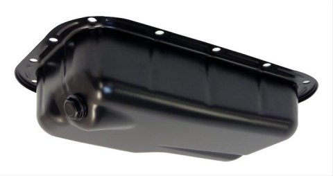 Crown Automotive Oil Pans 5184546AC Pans, Wet Sump Style, Steel, Black, Chrysler, Dodge, Jeep, 3.6L, Each