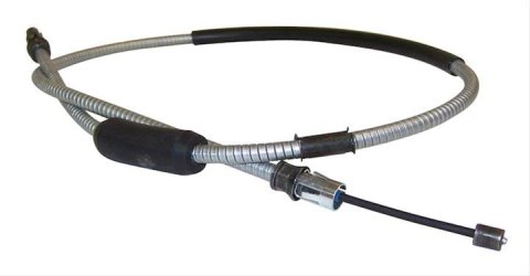 Crown Automotive Parking Brake Cables for 1991-1995 WRANGLER - 52007048 Cable, Front, Black Plastic Jacket, 50.50 in. Cable Length, Jeep, Each