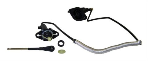 Crown Automotive Clutch Master Cylinder and Slave Kits for 2003-2004 WRANGLER - 52107652AH Hydraulic Assembly, Black, Metal, Plastic & Rubber, Use Existing Hardware