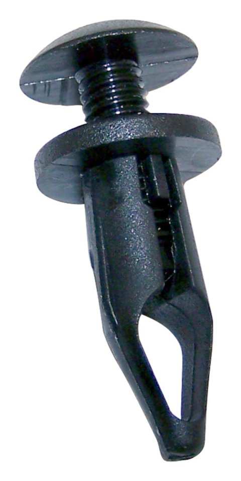 Crown Automotive Push Pins 55075139 Pin, Interior Trim Panel Fastener, Plastic, Black, Dodge, Ram, Each