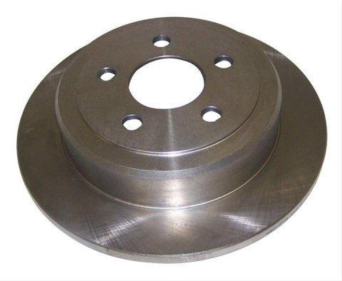 Crown Automotive Brake Rotors for 2008-2009 CALIBER - 4854622AB Rotors, Solid Surface, Steel, Natural, Front, Dodge, Each