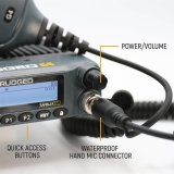 Rugged Radios Two Way RKL-G4 Radio Kit Lite - Rambler G4 GMRS Band Mobile Radio with Stealth Antenna thumbnail 3