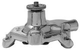 Tuff Stuff Performance Supercool Water Pumps 1394NA Pump, Mechanical, High-Volume, Aluminum, Chrome, Chevy, Small Block, Short Pump, Each thumbnail 2