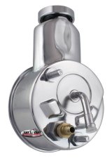 Tuff Stuff Performance Direct Replacement Power Steering Pumps for 1968 CAMARO, 1967-1968 CHEVY II - 6197A Pump, Saginaw P Series, Chrome, Reservoir, Chevy, Each thumbnail 2