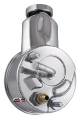 Tuff Stuff Performance Direct Replacement Power Steering Pumps 6198A Pump, Saginaw P Series, Chrome, Reservoir, Chevy, GMC, Each thumbnail 1