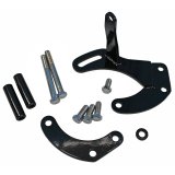 Tuff Stuff Performance Saginaw Power Steering Brackets 6504B Brackets, P Series, Driver Side, Black Powdercoated, Chevy, Small Block, Kit thumbnail 2