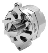 Tuff Stuff Performance Silver Bullet Alternators 7068BBULL6G Alternator, Polished, 100 Amp, 1-wire, Serpentine, Ford, Mercury, Each thumbnail 2