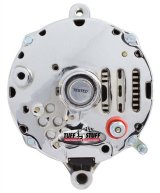 Tuff Stuff Performance High-Amp Output Alternators 7068RD6G Alternator, One-Wire, Internal Regulator, Chrome Plated, Each thumbnail 2