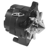 Tuff Stuff Performance Silver Bullet Stealth Black Alternators 7069FBULL Alternator, Powdercoated, 140 amps, V-Belt, Ford, Lincoln. Mercury, Each thumbnail 2