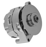 Tuff Stuff Performance High-Amp Output Alternators 7078NC Alternator, Chrome, 100 Amps, V-Belt, Ford, Lincoln, Mercury, Hybrid Case, Each thumbnail 4