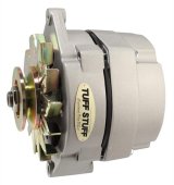 Tuff Stuff Performance High-Amp Output Factory Cast-Plus Alternators 7127K Alternator, Natural, 140 Amp, V-Belt Pulley, Buick, Cadillac, Chevy, GMC, Oldsmobile, Pontiac, Each thumbnail 1