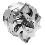 Tuff Stuff Performance Silver Bullet Alternators 7140ABULL Alternator, 140 Amp, 1-Wire, Chrome, V-Belt, Buick, Chevy, Oldsmobile, Pontiac, Each thumbnail 2