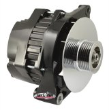 Tuff Stuff Performance High-Amp Output Stealth Black Alternators 7290NB6G Alternator, Internal Regulator, 12V, 170 Amp, CS144, Serpentine, Black, GM, Each thumbnail 1
