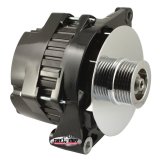 Tuff Stuff Performance High-Amp Output Stealth Black Alternators 7290NB6G Alternator, Internal Regulator, 12V, 170 Amp, CS144, Serpentine, Black, GM, Each thumbnail 2