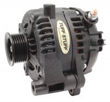 Tuff Stuff Performance Mudder Wrangler JK High-Amp Alternators 7516B Alternator, Mudder, 250 Amp, 6G, Black Wrinkle Powdercoat, 2012-18 Jeep JK, Each thumbnail 2