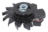 Tuff Stuff Performance Alternator Fan and Pulley Sets 7600AB Fan/Pulley Combo, 1-Groove , V-Belt, Steel, Black, 2.250 in. Diameter, .664 in. Bore, Kit thumbnail 2