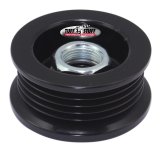 Tuff Stuff Performance Alternator Pulleys 7610BB Pulley, Stealth Black Powdercoated Pulley, 5 Groove, .664 in. Bore, 2.25 in. Diameter,Fits 10SI, 10DN, Hy-Brid, CS130, Each thumbnail 2