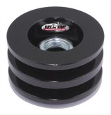 Tuff Stuff Performance Alternator Pulleys 7610FB Pulley, 2-Groove, V-belt, Black, 2.630 in. O.D., Each thumbnail 1