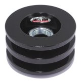 Tuff Stuff Performance Alternator Pulleys 7610FB Pulley, 2-Groove, V-belt, Black, 2.630 in. O.D., Each thumbnail 2