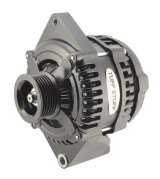 Tuff Stuff Performance MAX AMP Stealth Black Alternators 8441B6G1W Alternator, Internal Regulator, 225 Amp, One Wire, Serpentine Pulley, Black, Ford, Each thumbnail 4