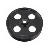Tuff Stuff Performance Power Steering Pump Pulleys 8489B Pulley, Type II Pulley, 19mm (0.748 in.) Press on Shaft, 6 Groove, LS Applications, Black, Each thumbnail 3