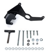 Tuff Stuff Performance Air Conditioner Brackets 8494B A/C Compressor Bracket for Sanden SD508 W/ SBC Long Water Pump Black Powder Coated thumbnail 3