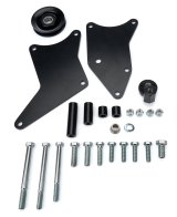 Tuff Stuff Performance Air Conditioner Brackets 8496B A/C Compressor Bracket for Sanden SD508 W/ BBC Long Water Pump Black Powder Coated thumbnail 3