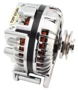 Tuff Stuff Performance High-Amp Output Alternators 8509RDPSP Alternator, One-Wire, 100 Amps, 1-Groove V-Belt, Polished Finish, Chrysler, Dodge, Plymouth, Each thumbnail 1